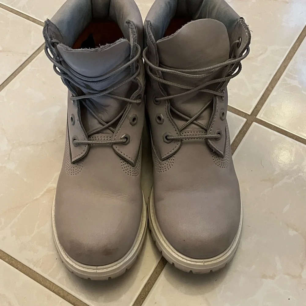Timberland Light Gray Ankle Boots - Picture 2 of 5